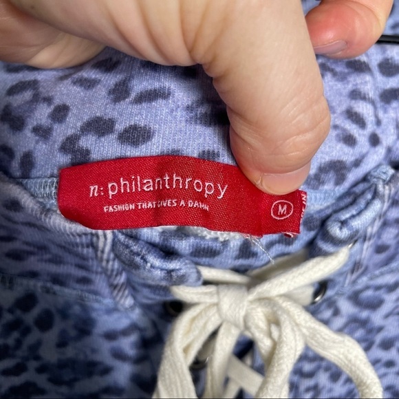 n:philanthropy Sela Animal Print Sweatshirt & Mila Lace-Up Joggers Set - Picture 10 of 15